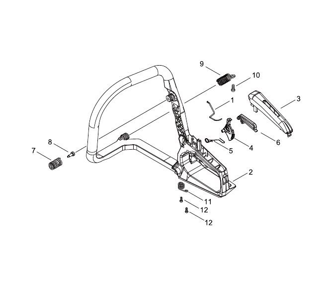 Echo CS3510ES (38000001 to 38999999) - Handle