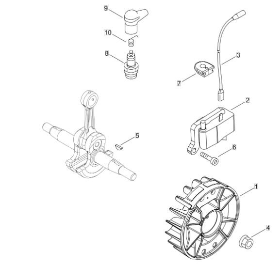 Echo PB770 (38000001 to 38999999) - Magneto