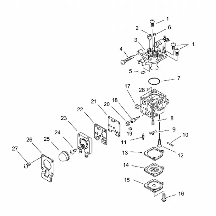 Echo PB251 (37009053 to 99999999) - Carburetor