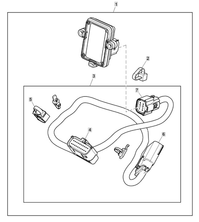 John Deere X350 - Bluetooth Kit