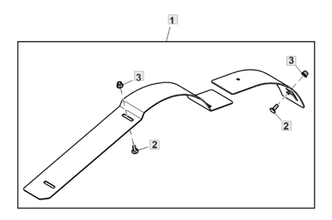 John Deere X350 - Deflector Kit 48a
