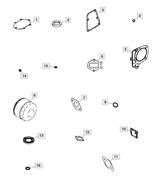 John Deere X350 - Gasket
