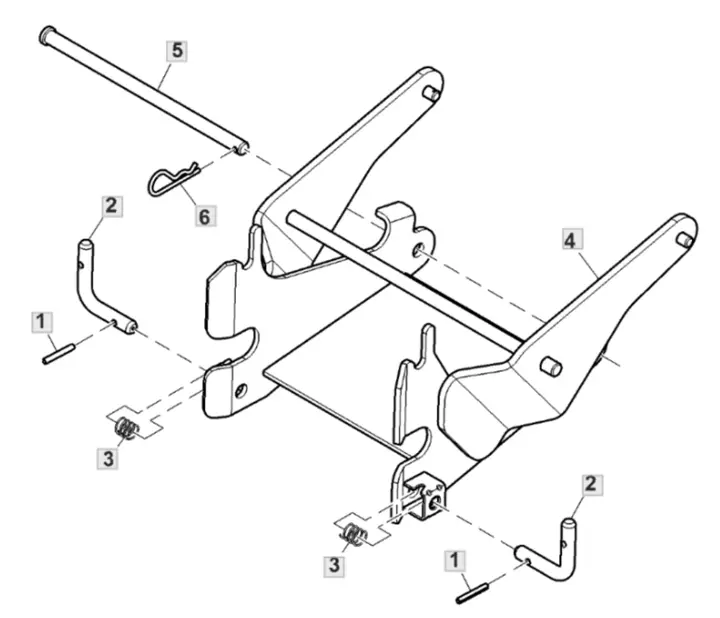 John Deere X350R - Front Hitch