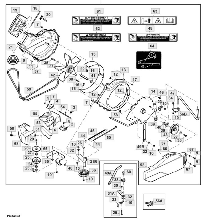 John Deere X350 - Power Flow 48A