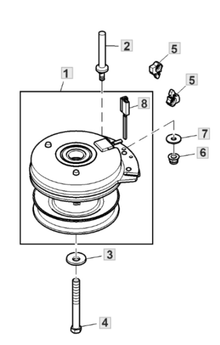 John Deere X350R - PTO Clutch