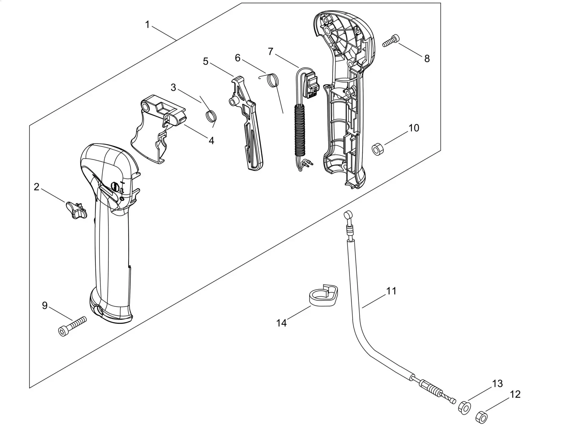 Echo SRM3021TESU (38000001 to 38999999) - Throttle
