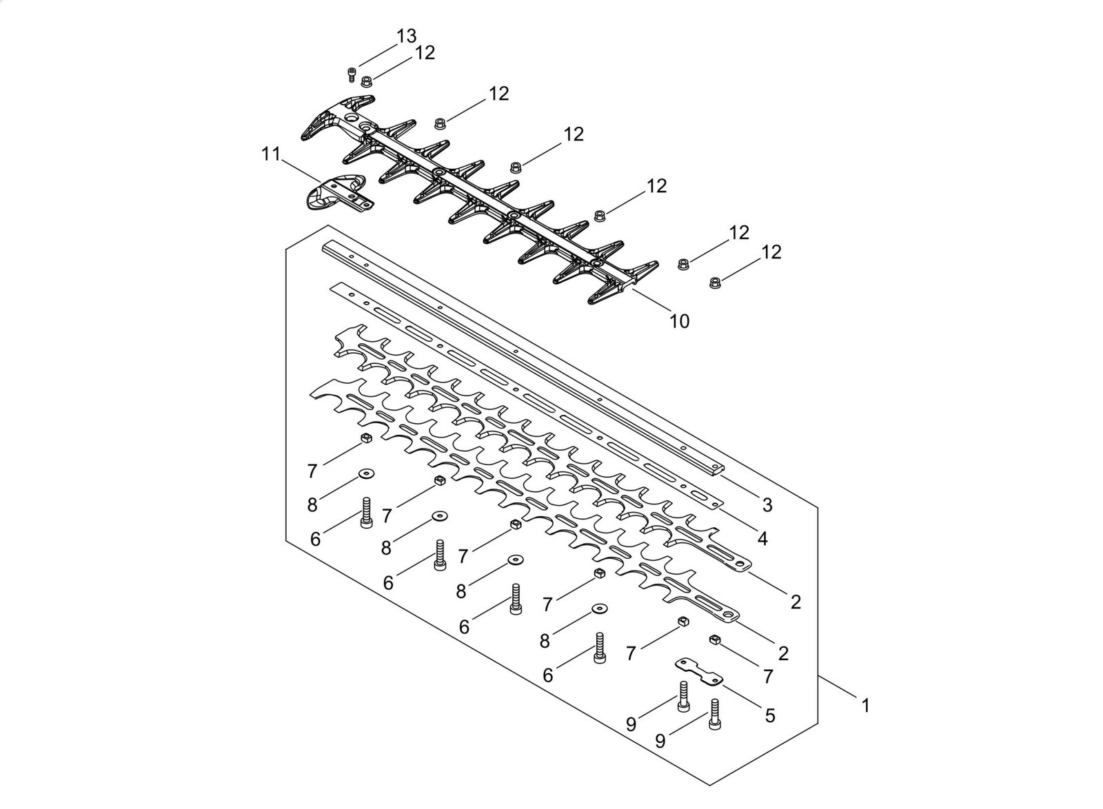 Echo MTA-AH-HD - Cutting Blade