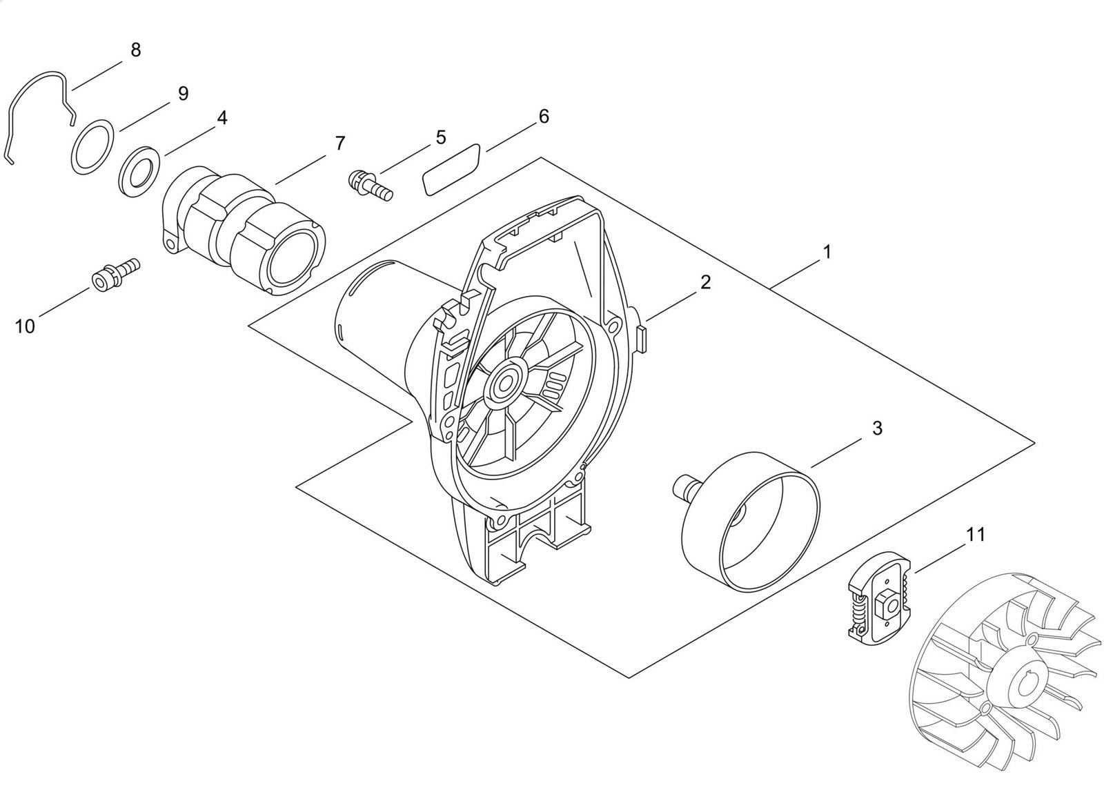 Echo GT222ES (38000001 to 38005957) - Clutch