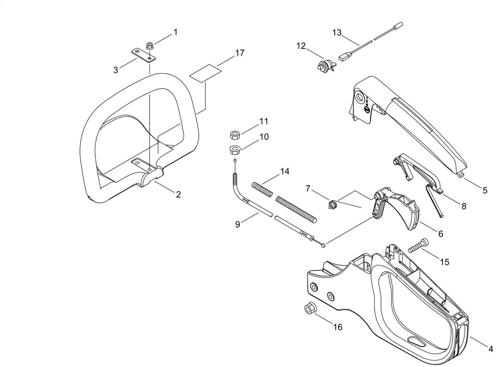 Echo HC2320 (38000001 to 38999999) - Handle