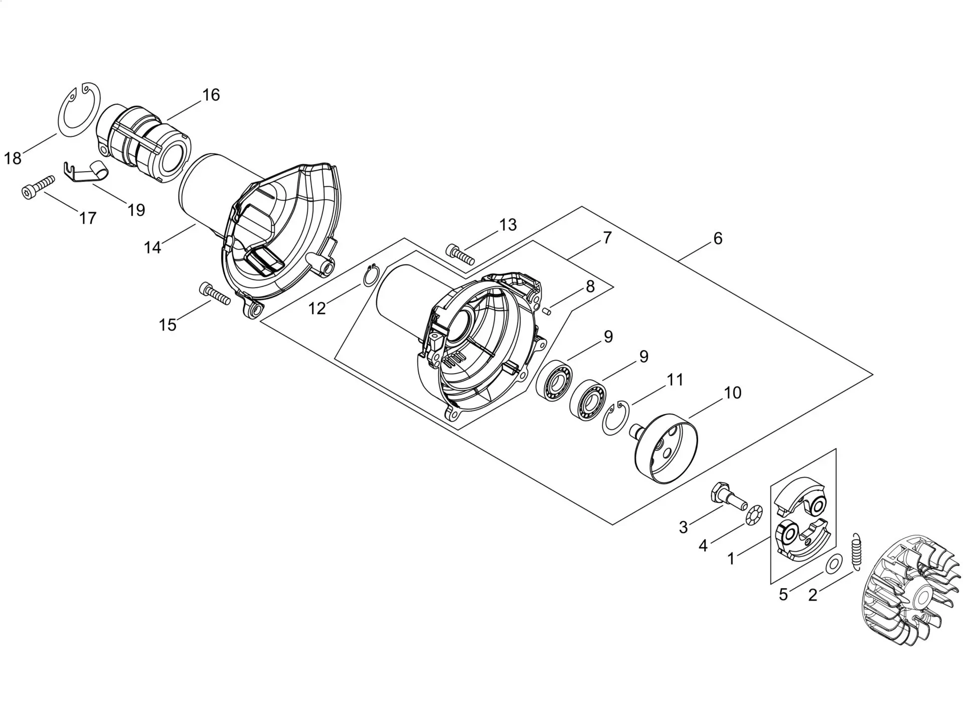 4232 Echo HCA2620ESHD (38000001 to 38999999) - Clutch