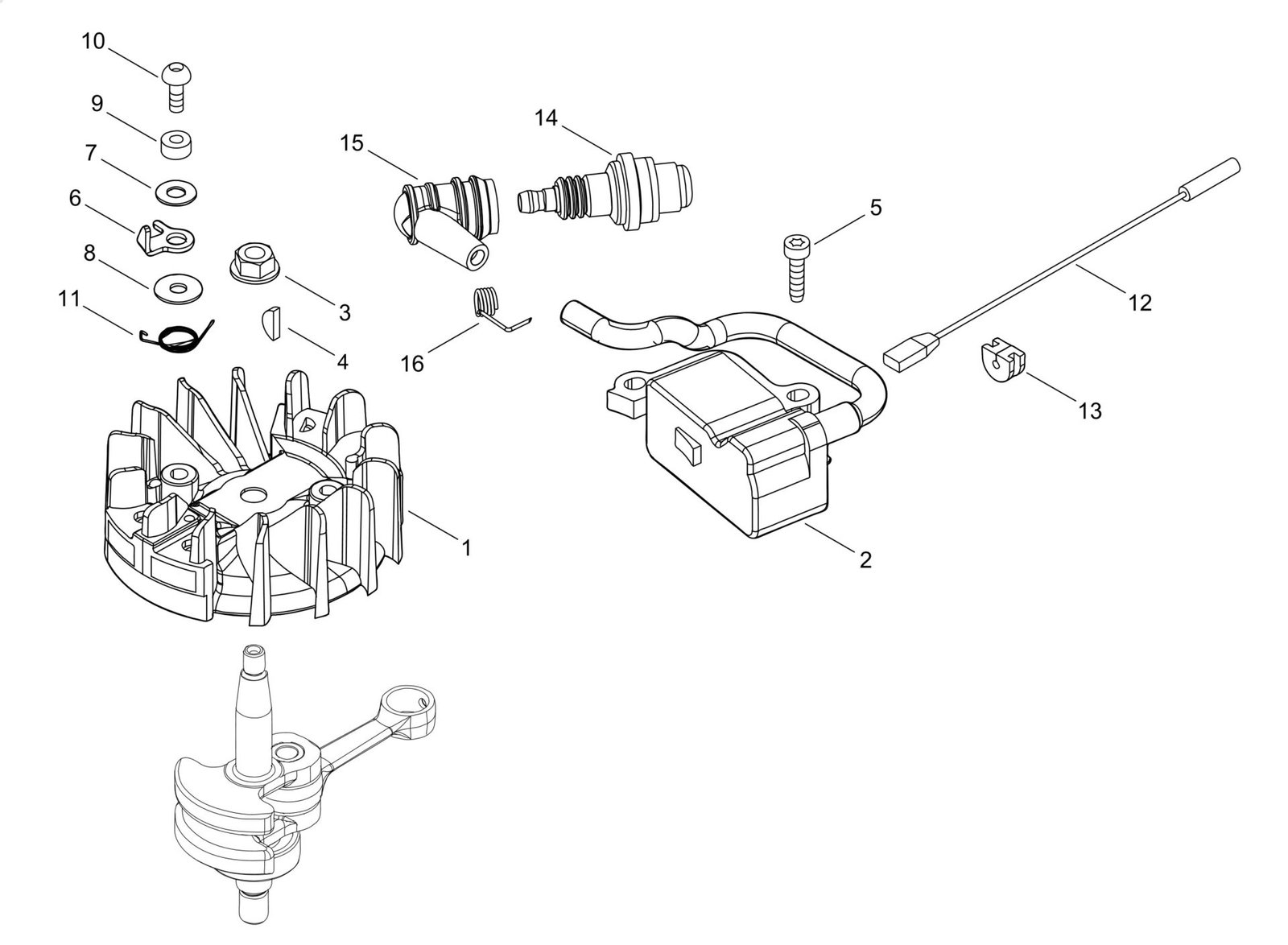 Echo HCS2810ES (38000001 to 38999999) - Magneto