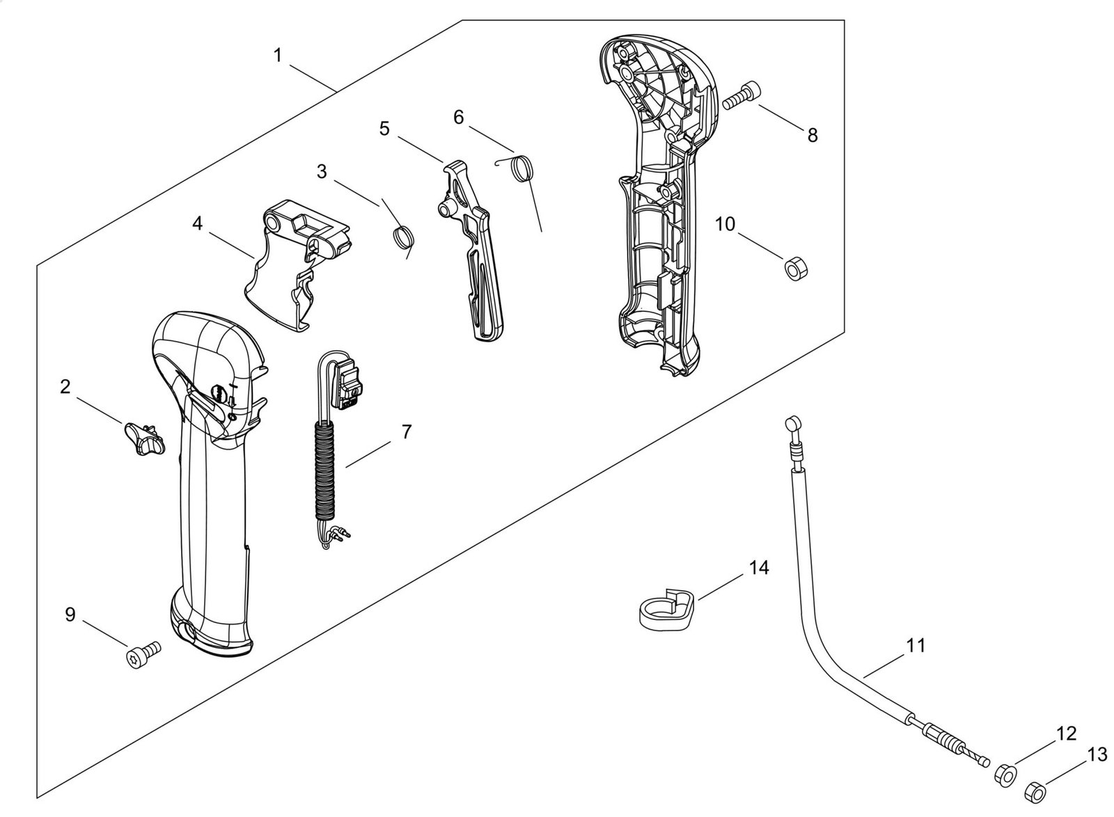 Echo SRM237TESU (38000001 to 38999999) - Throttle