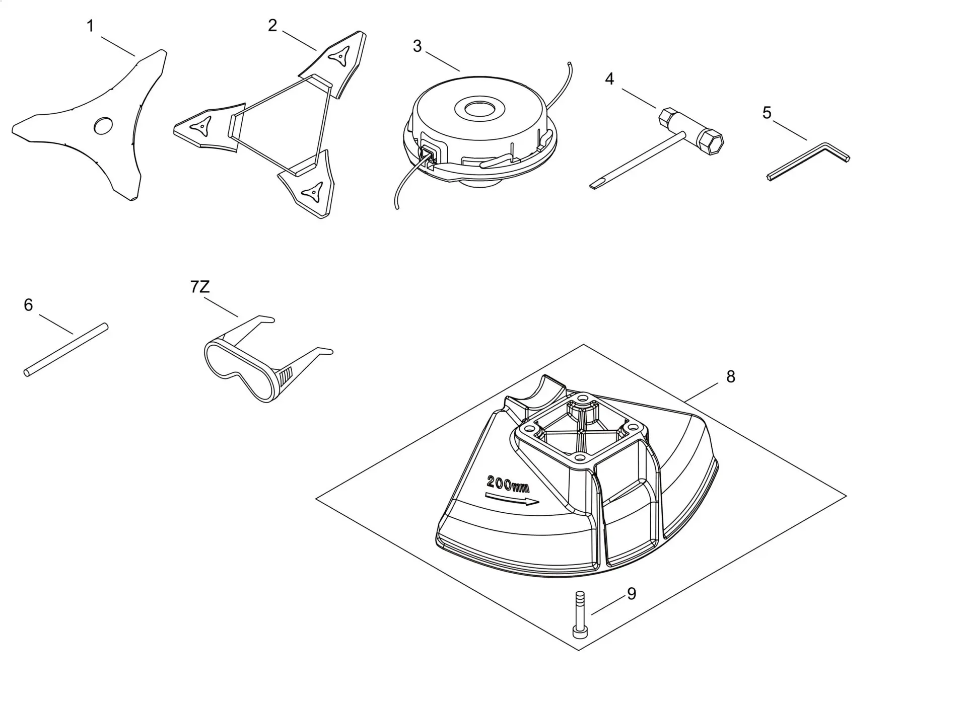 Echo SRM520ESU (38000001 to 38999999) - Accessories