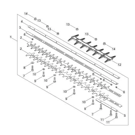 Capture10 Echo HCR185ES (38000001-38999999) - Cutting Blade