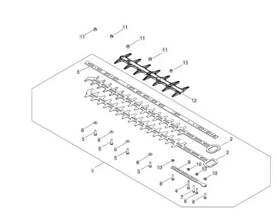 Echo HC2020R (38000001 to 38999999) - Cutting Blade