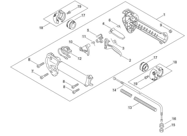 Echo PAS-2620ES (38000001 to 38999999) - Throttle