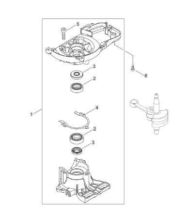 Echo HC2020R (38000001 to 38999999) - Crankcase