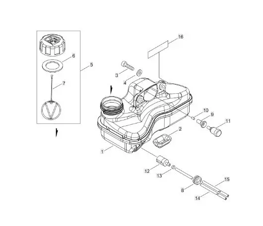 Echo HC2020R (38000001 to 38999999) - Fuel Tank