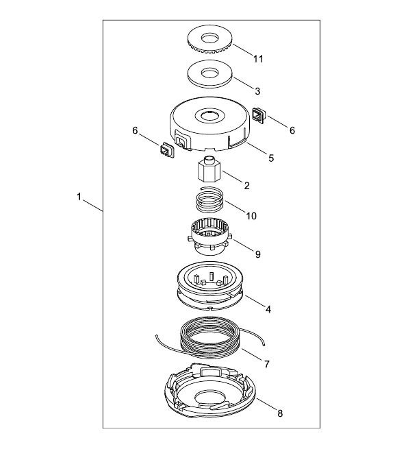 Echo SRM520ESU (38000001 to 38999999) - Nylon Cutter