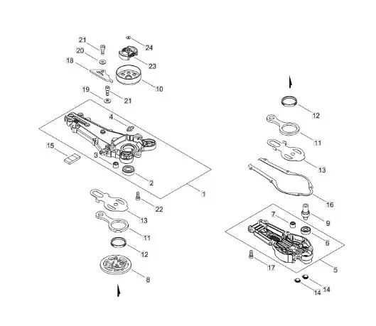 Echo HCS3810ES (38999991 to 389999999) - Gear Case