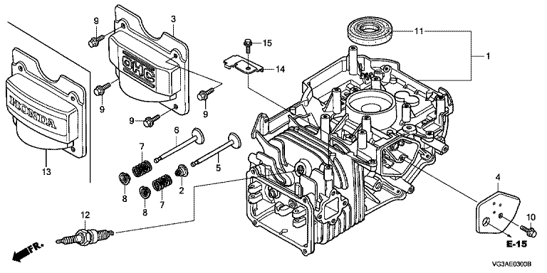 Honda HRS536C5VKEH - Cylinder Barrel