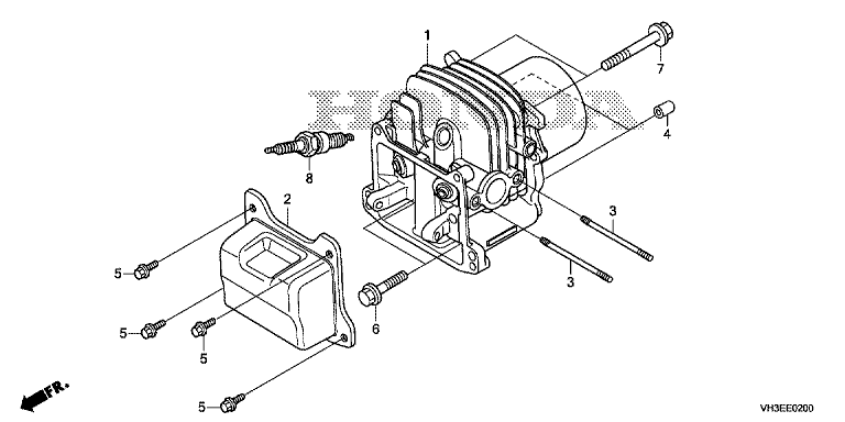 VH3EE0200 Honda HRG416C1SKEH - Cylinder Head