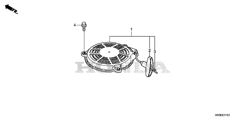 Honda HRG466C1SKEH - Recoil Starter