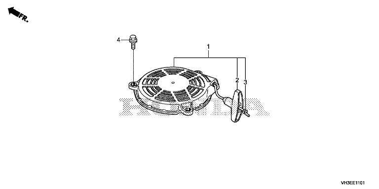 Honda HRG416C1PKEH - Recoil Starter