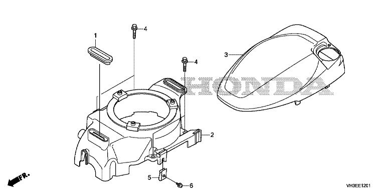 VH3EE1201 Honda HRG466C1PKEH - Fan Cover