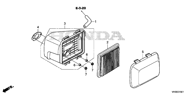 Honda HRG466C1PKEH - Air Cleaner