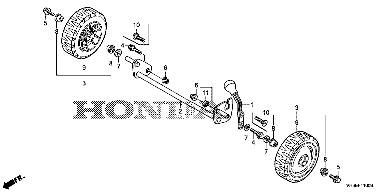 Honda HRG466C1SKEP - Front Wheels