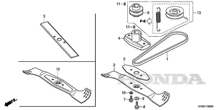Honda HRG466C1SKEP - Rotary Blade