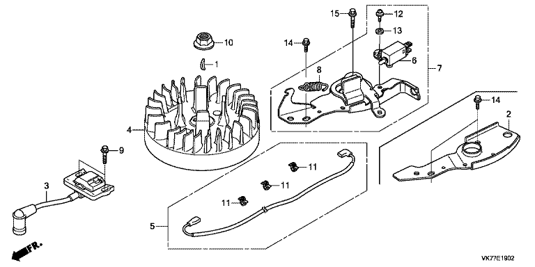 Honda HRX476C2HYEH - Flywheel
