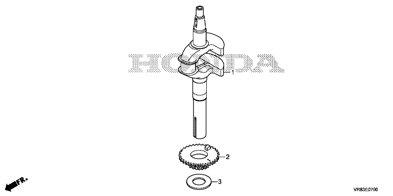 VR83E0700 Honda HRN536C1VKEA - Crank Shaft