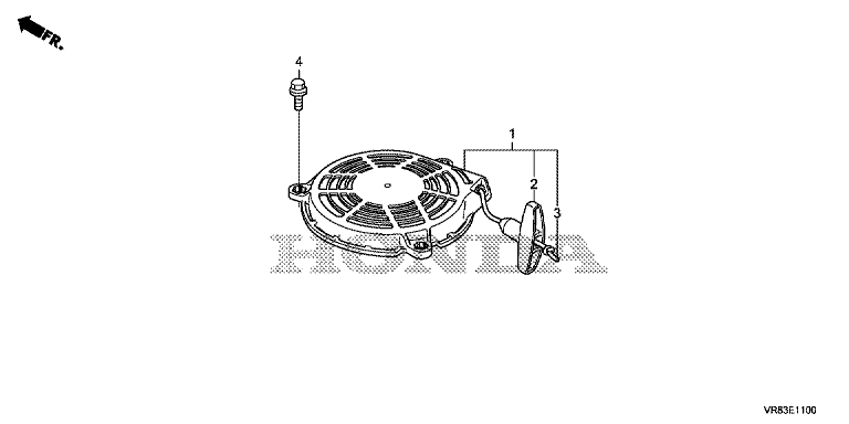 Honda HRN536C1VKEA - Recoil Starter