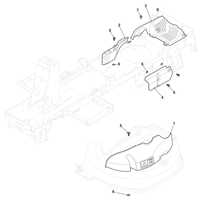 Mountfield MTF66MQ 2T0050483/CAS - Guard