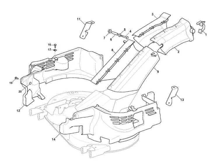 Mountfield MTF84M 2T2005403CAS - Belt Protection