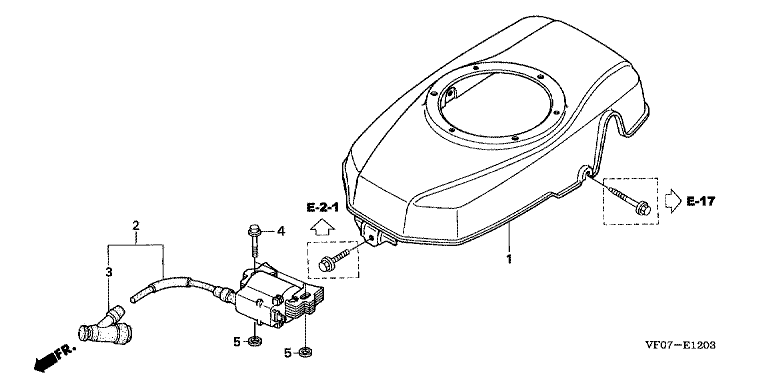 Honda HRD536K4QXEH - Fan Cover