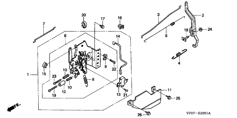 VF07E2201A Honda HRD536K4QXEH - Control