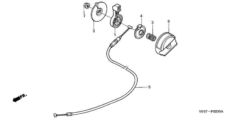 Honda HRD536K4QXEH - Throttle Lever