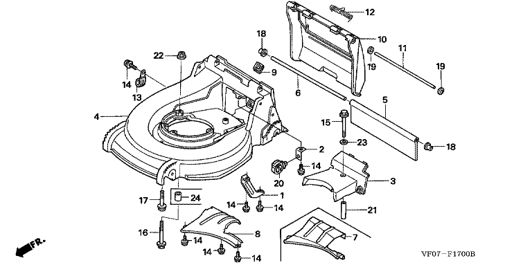 Honda HRD536K4QXEH - Cutter Housing