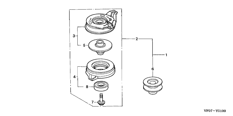 Honda HRD536K4HXEH - Blade Brake Clutch