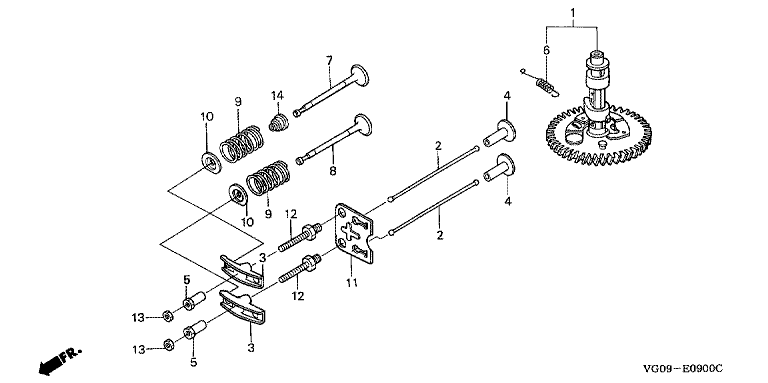 Honda HRH536K4HXEH - Camshaft