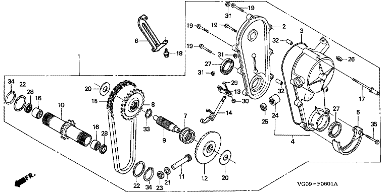 Honda HRH536K4QXEH - Transmission