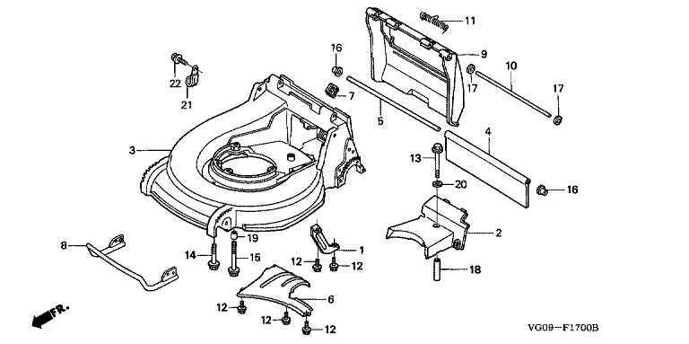 Honda HRH536K4HXEH - Cutter Housing