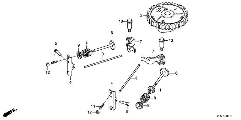 VH77E1001 Honda HRX537C6HYEA - Camshaft