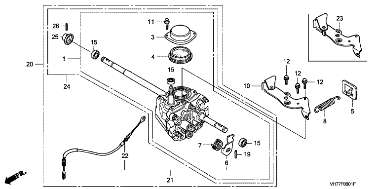Honda HRX537C6HZEA - Transmission