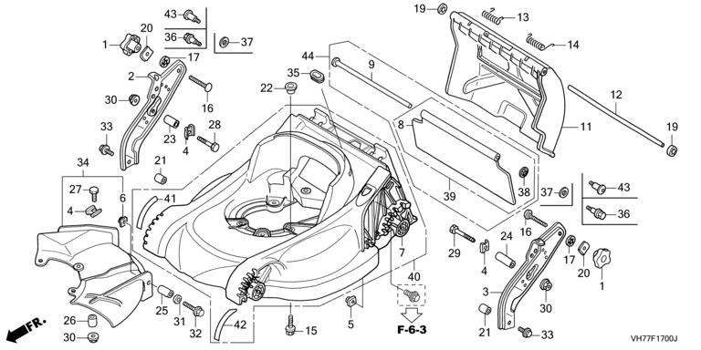 Honda HRX537C6VYEA – Cutter Housing | Lawn & turfcare machinery parts