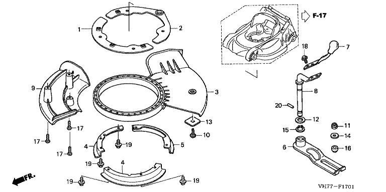 Honda HRX537C6HZEA - Shutter