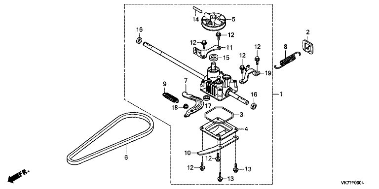 Honda HRX476C2VYEH - Transmission